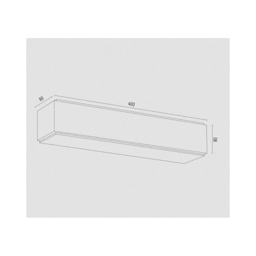 Argon 7166 - Аплик CARLSON 2xE27/15W/230V 40 см златист
