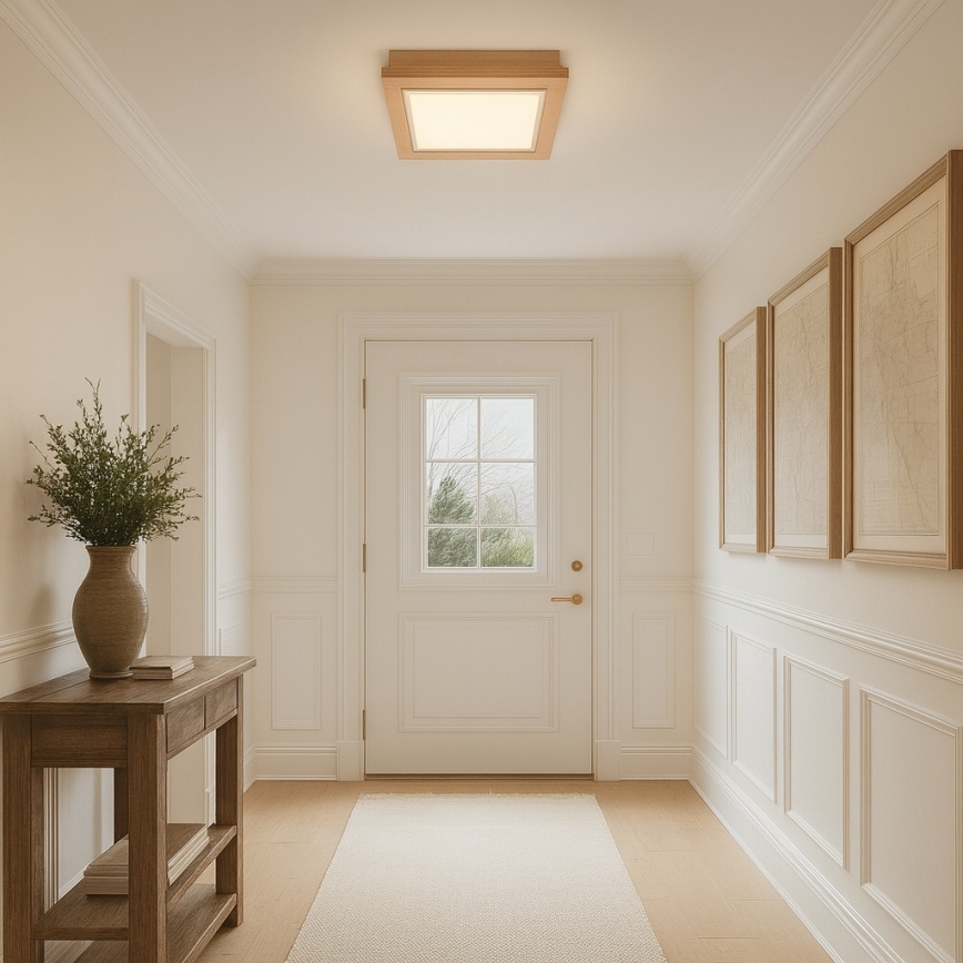 Argon 7267 - Плафон TABOR 2xE27/15W/230V 32x32 см бежов