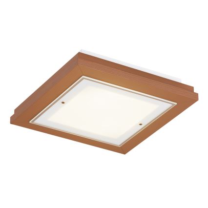 Argon 7268 - Плафон TABOR 2xE27/15W/230V 32x32 cm в теракотов цвят
