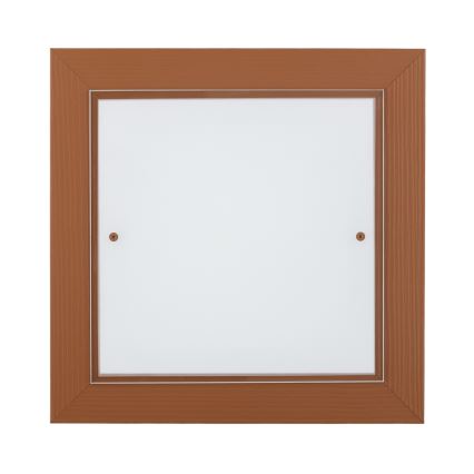 Argon 7268 - Плафон TABOR 2xE27/15W/230V 32x32 cm в теракотов цвят