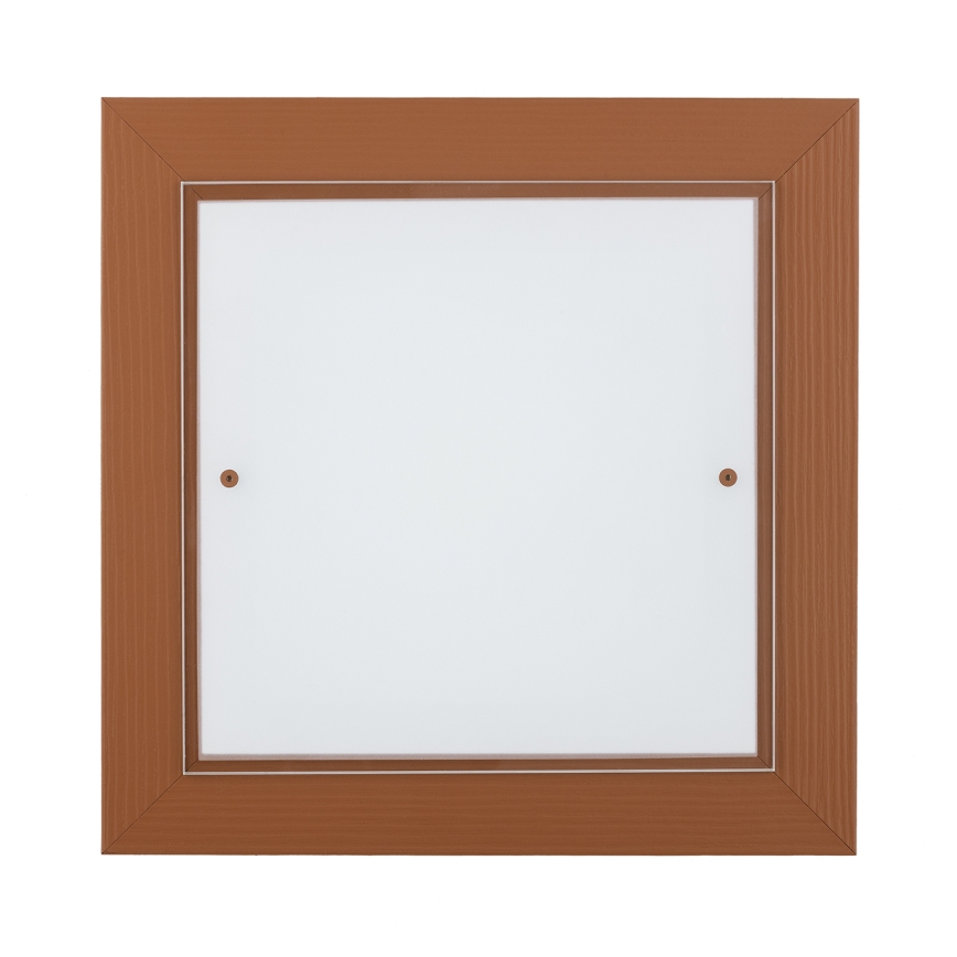 Argon 7268 - Плафон TABOR 2xE27/15W/230V 32x32 cm в теракотов цвят