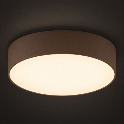 Argon 7295 - Таванно осветително тяло DARLINGOS 2xE27/15W/230V, диаметър 25 см, кафяво