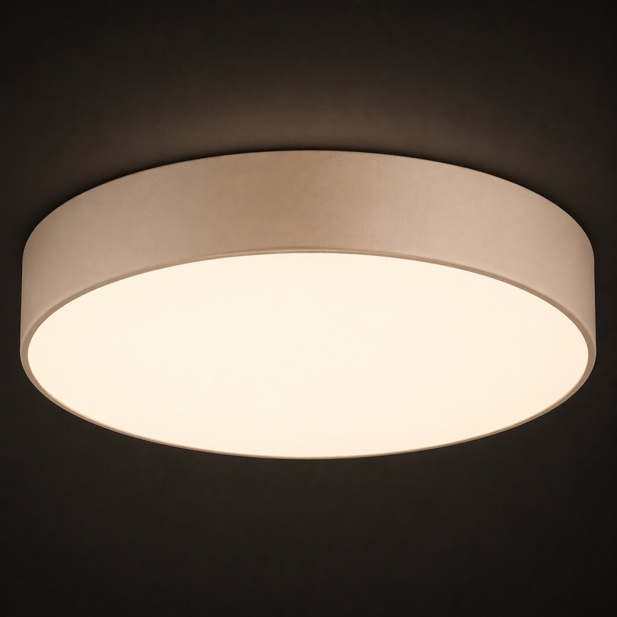 Argon 7296 - Таванно осветително тяло DARLINGOS 2xE27/15W/230V Ø 25 см бежово