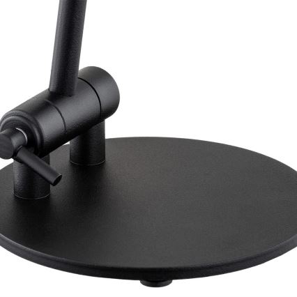 Argon 8002 - Настолна лампа AVALONE 1xE27/15W/230V черна