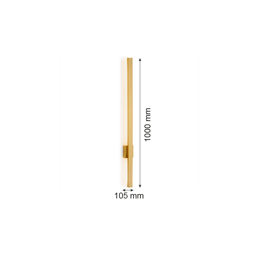 Argon 8053 - LED Аплик ASSE LED/10W/230V златист