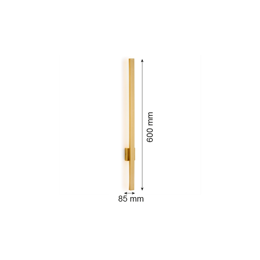 Argon 8063 - LED Аплик ASSE LED/6W/230V златист