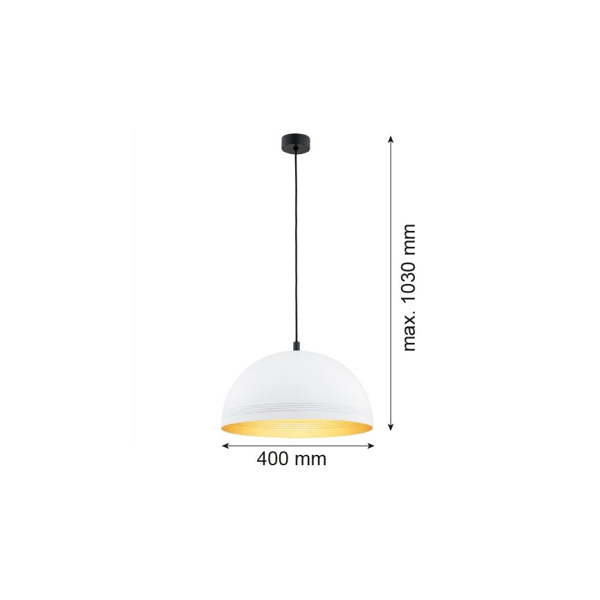 Argon 8241 - Пендел BONITA 1xE27/15W/230V бял