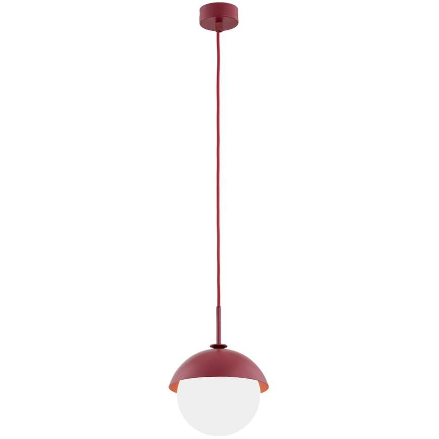 Argon 8296 - Пендел CAPPELLO 1xE27/15W/230V червен