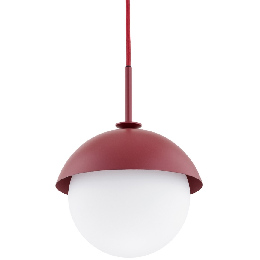 Argon 8296 - Пендел CAPPELLO 1xE27/15W/230V червен