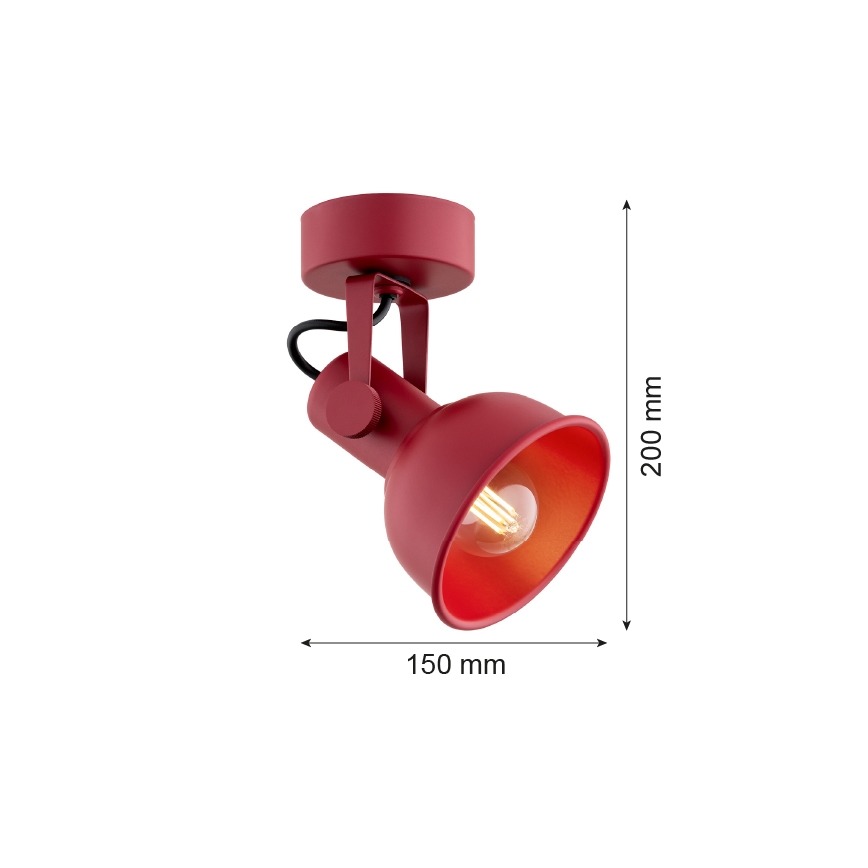 Argon 8298 - Спот LENORA 1xE14/7W/230V червен