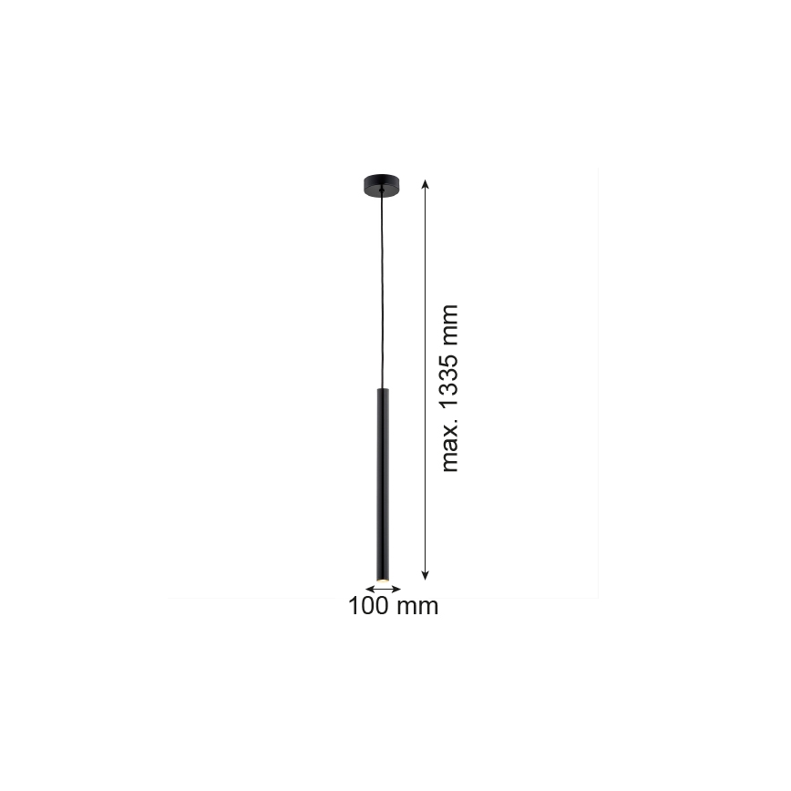 Argon 8329 - LED Пендел RIO LED/4,2W/230V 3000K черен