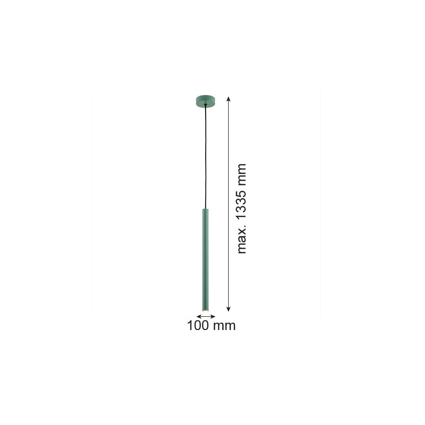 Argon 8333 - LED Пендел RIO LED/4,2W/230V 3000K зелен