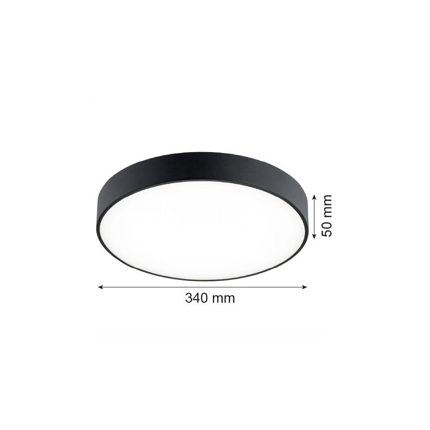 Argon 8348 - LED Плафониера TIAMO LED/22W/230V 4000K черен