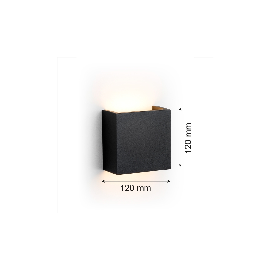 Argon 8359 - LED Аплик GENT LED/3,6W/230V 3000K черен