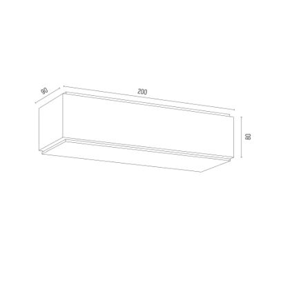 Argon 8365 - Аплик CARLSON 1xE27/15W/230V 20 см черен