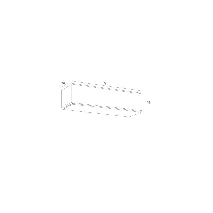 Argon 8365 - Аплик CARLSON 1xE27/15W/230V 20 см черен