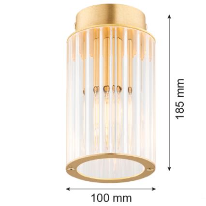 Argon 8501 - Плафон HAMPTON 1xE14/7W/230V златист