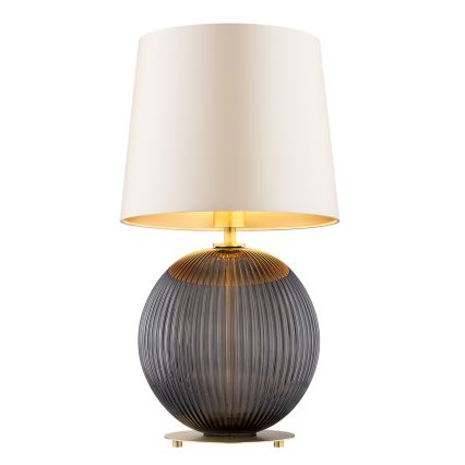 Argon 8538 - Настолна лампа HAMILTON 1xE27/15W/230V 54 см кремав/черен