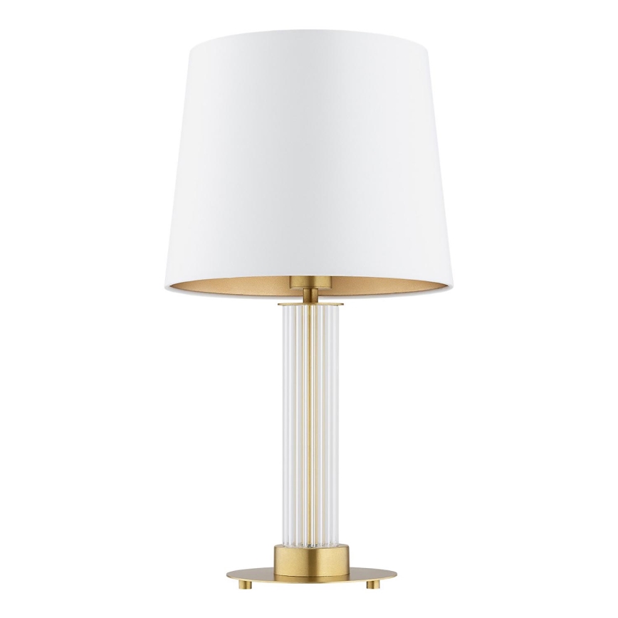 Argon 8540 - Настолна лампа HAMPTON 1xE27/15W/230V 57 см бял