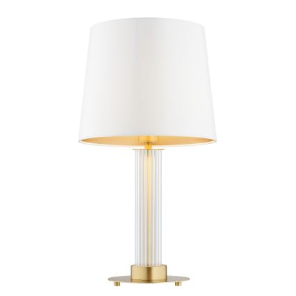 Argon 8540 - Настолна лампа HAMPTON 1xE27/15W/230V 57 см бял
