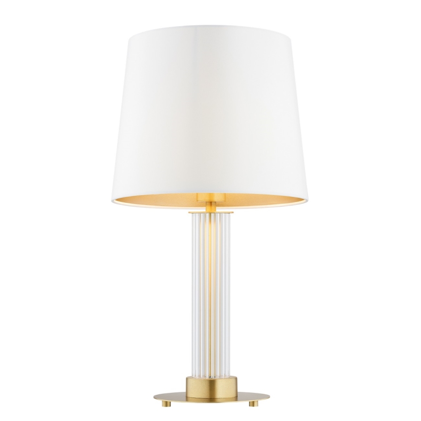 Argon 8540 - Настолна лампа HAMPTON 1xE27/15W/230V 57 см бял