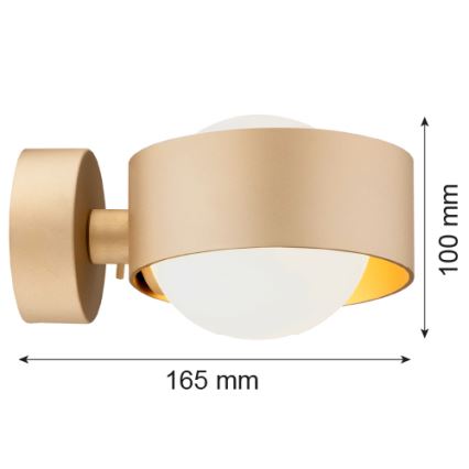Argon 8567 - Аплик за баня MASSIMO PLUS 1xG9/6W/230V IP44 златист