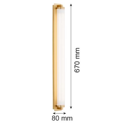 Argon 8622 - LED аплик HAMPTON LED/34W/230V 3000K месинг