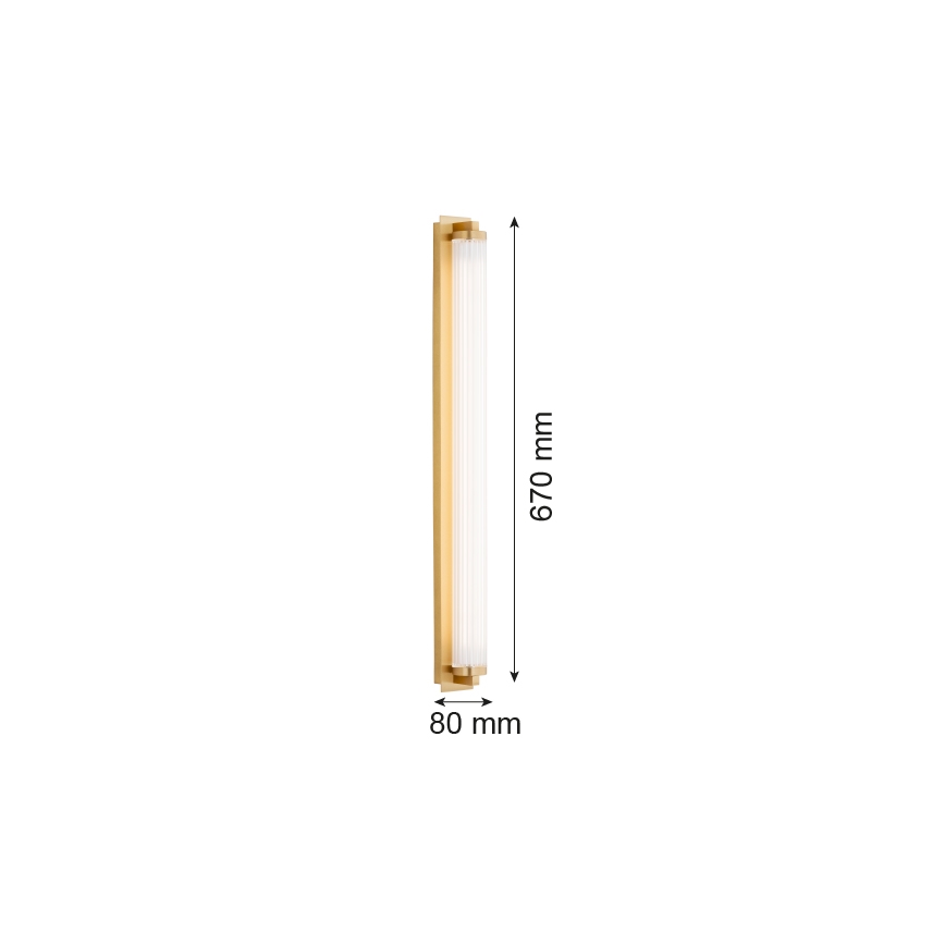 Argon 8622 - LED аплик HAMPTON LED/34W/230V 3000K месинг
