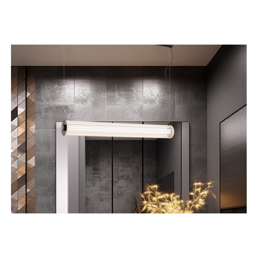 Argon 8625 - LED Пендел HAMPTON LED/90W/230V 3000K 120 см черен
