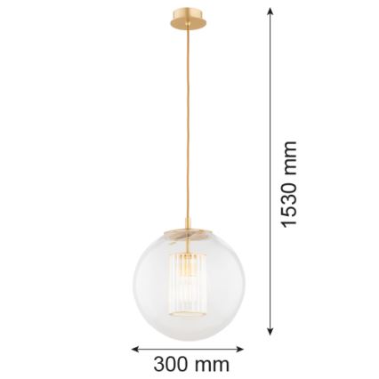 Argon 8626 - Пендел HAMPTON 1xE27/15W/230V