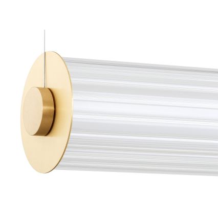 Argon 8627 - LED Пендел HAMPTON LED/60W/230V 3000K 80 см месинг