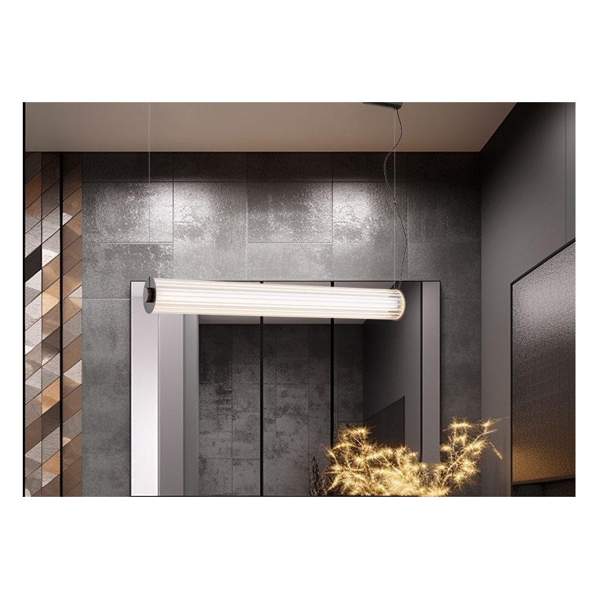 Argon 8628 - LED Пендел HAMPTON LED/60W/230V 3000K 80 см черен