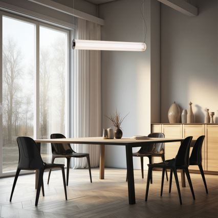 Argon 8628 - LED Пендел HAMPTON LED/60W/230V 3000K 80 см черен