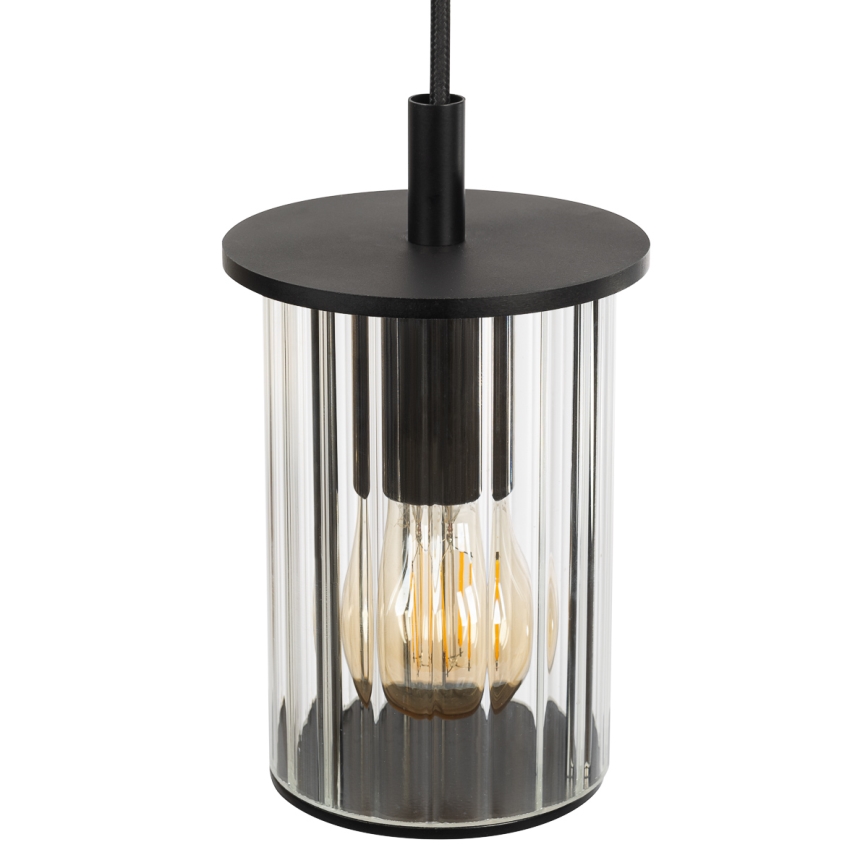 Argon 8751 - Екстериорен пендел NORFOLK 1xE27/15W/230V IP44 черен