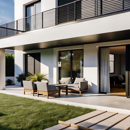 Argon 8751 - Екстериорен пендел NORFOLK 1xE27/15W/230V IP44 черен