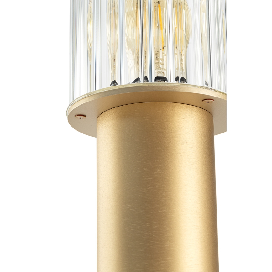 Argon 8753 - Екстериорна лампа NORFOLK 1xE27/15W/230V IP44 52 см златист