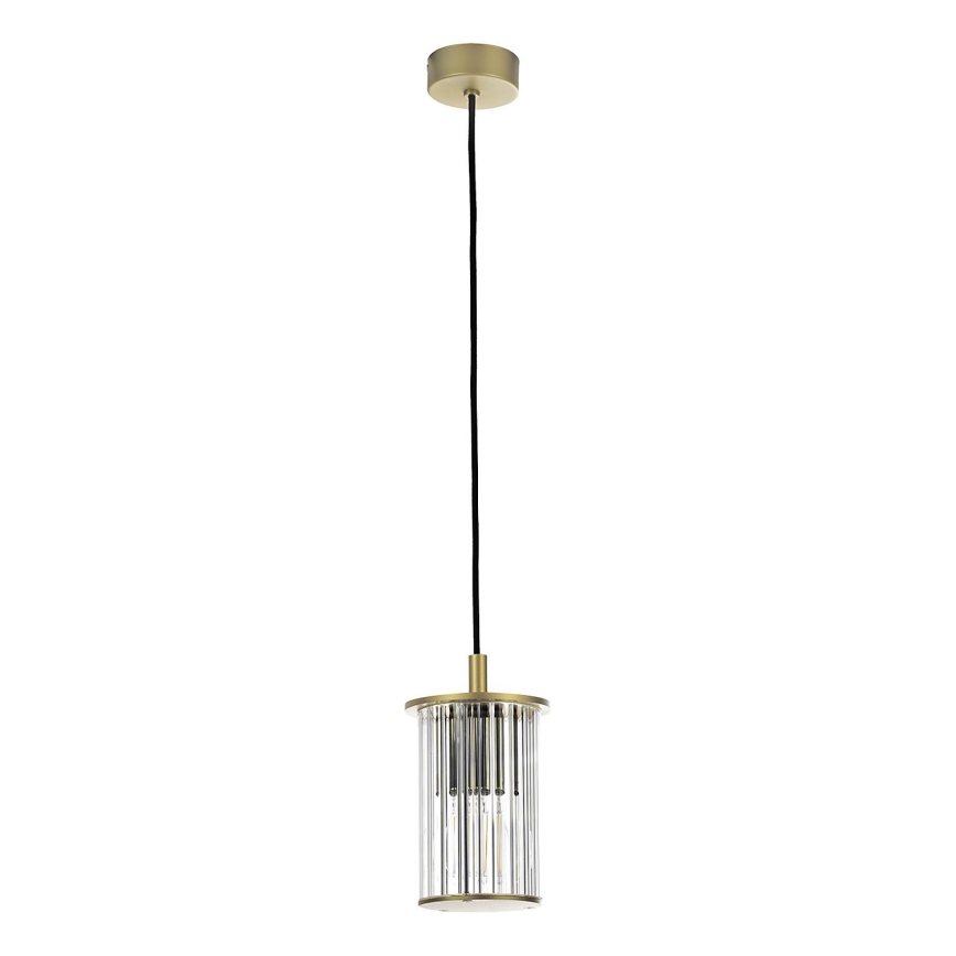 Argon 8755 - Екстериорен пендел NORFOLK 1xE27/15W/230V IP44 златист