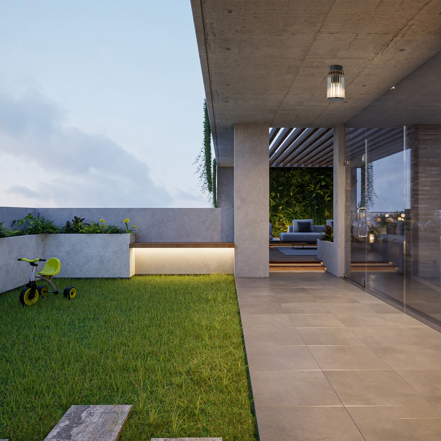 Argon 8773 - Екстериорна лампа за таван NORFOLK 1xE27/15W/230V IP44 черен