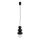 Argon 8788 - Полилей за баня на нишка ORLANDO PLUS 1xG9/6W/230V IP44 черен