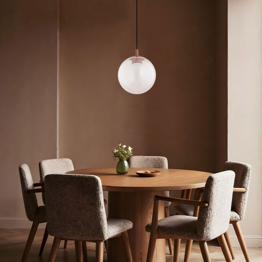 Argon 8829 - Пендел SACRAMENTO 1xGX53/8W/230V прозрачен/кафяв