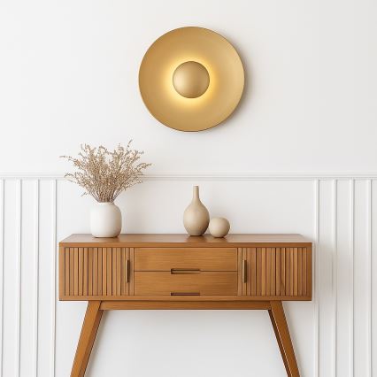 Argon 8865 - LED стенен аплик BOLTON LED/12,5W/230V 3000K златен