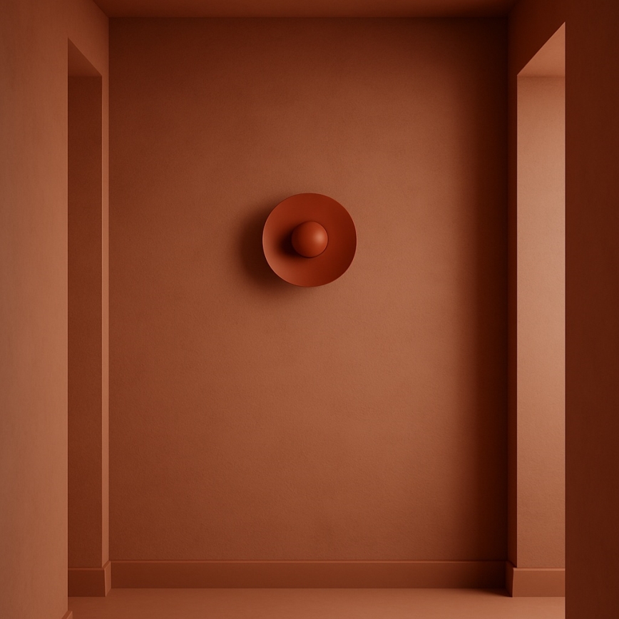 Argon 8866 - LED стенен аплик BOLTON LED/12,5W/230V 3000K теракота