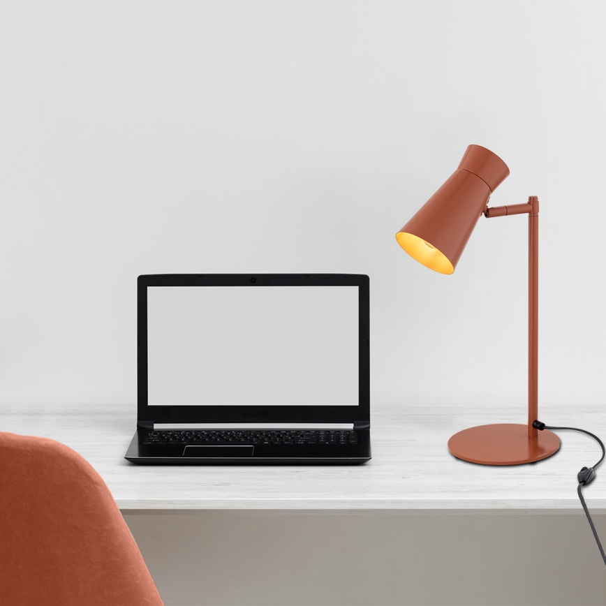 Argon 8873 - Настолна лампа LORD 1xE14/7W/230V в цвят теракота