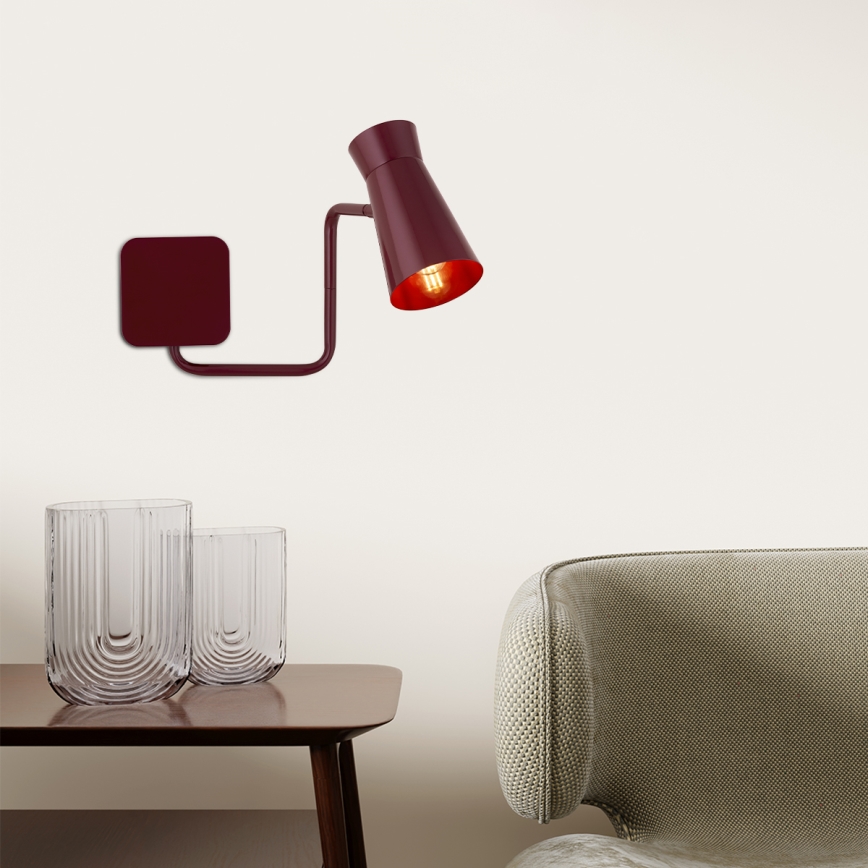 Argon 8881 - Стенна лампа LORD 1xE14/7W/230V лилава