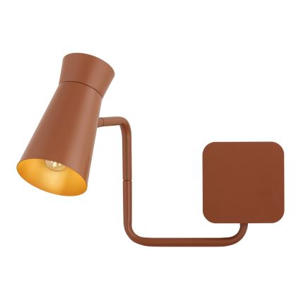 Argon 8882 - Стенна лампа LORD 1xE14/7W/230V теракотова