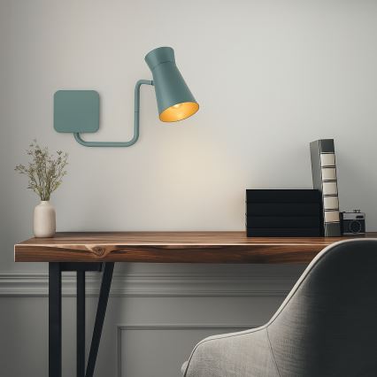 Argon 8883 - Настенна лампа LORD 1xE14/7W/230V сива