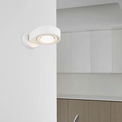 Argon 8897 - Стенно осветително тяло LOTUS 1xGX53/12W/230V бяло