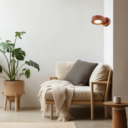 Argon 8902 - Настенно осветително тяло LOTUS 1xGX53/12W/230V, цвят теракота