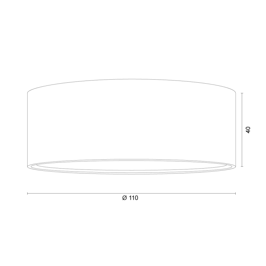 Argon 8903 - Плафон ELORA 1xGX53/7W/230V, диаметър 11 см, златист