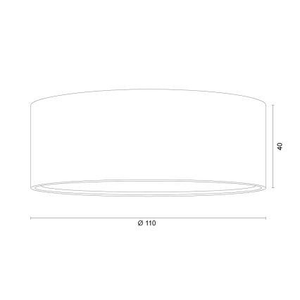 Argon 8904 - Таванно осветително тяло ELORA 1xGX53/7W/230V Ø 11 см лилаво